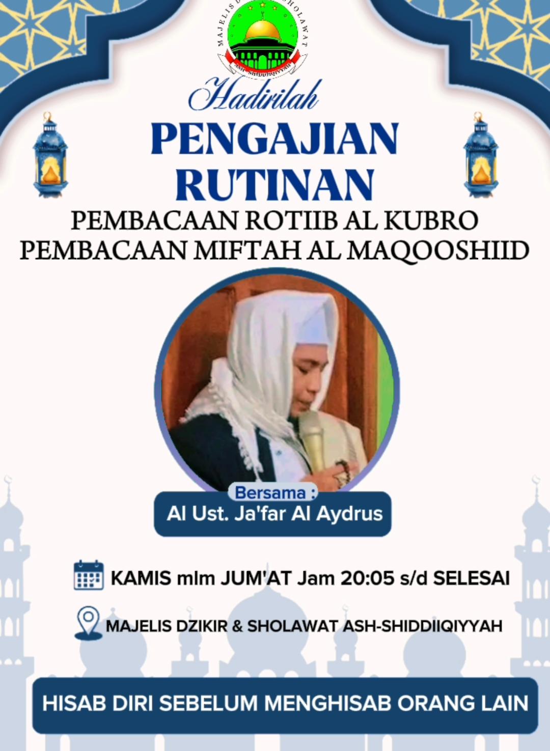 Poster Pembacaan Miftah & Rotib Al-Qubro